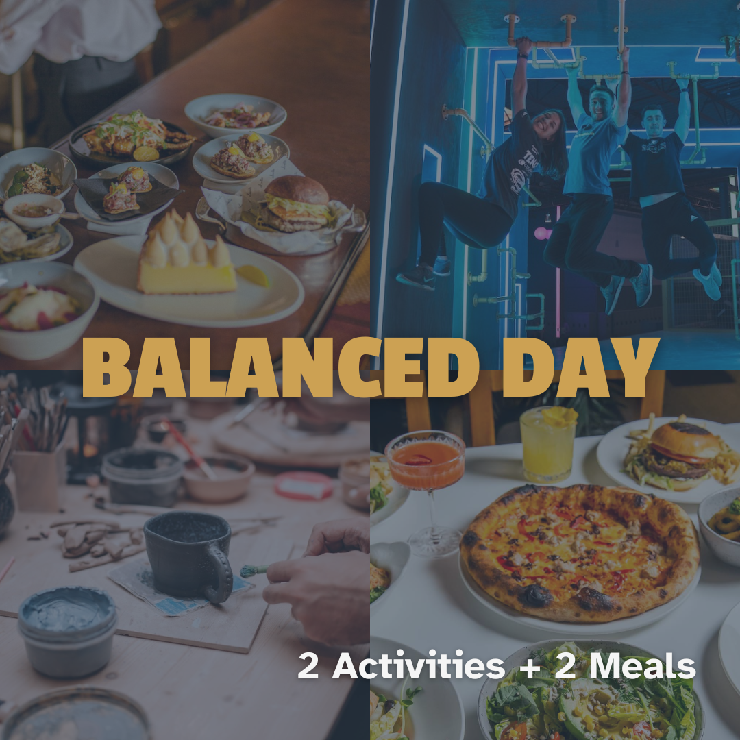 Balanced Day (2 Meals + 2 Activities)