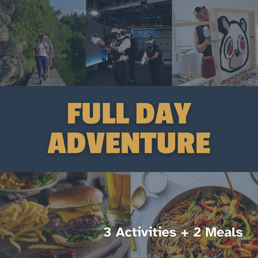 Full Day Adventure (2 Meals + 3 Activities)